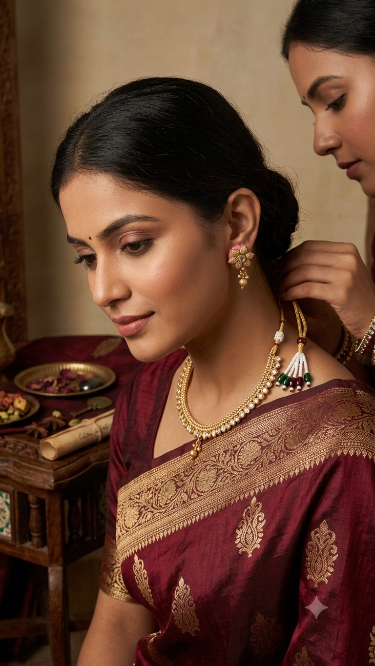 Mimalist Gold Tone Necklace