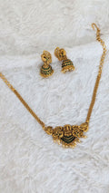 Temple Necklace with Earrings