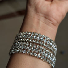 Sliver Tone Bangles