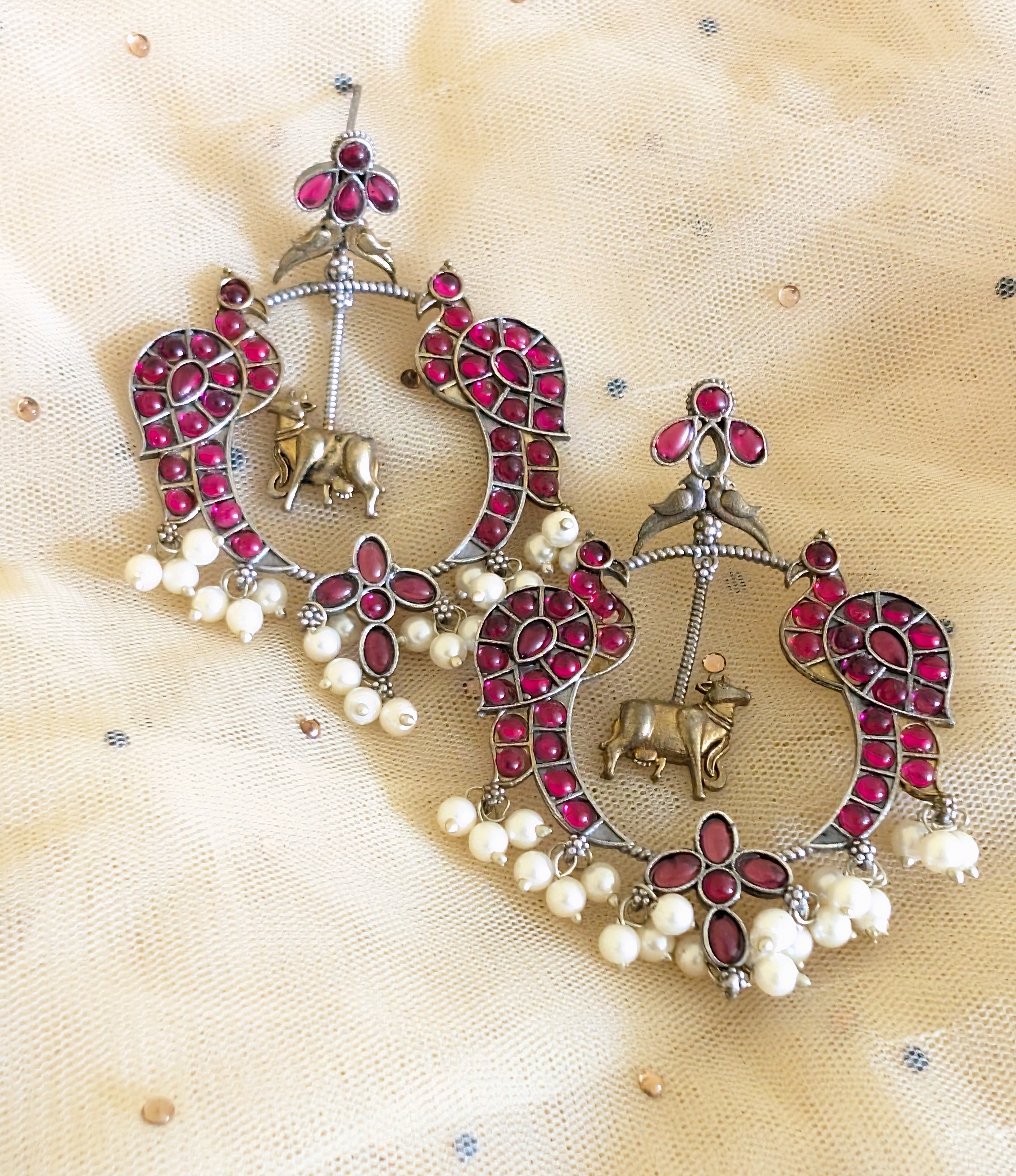Peacock Earrings