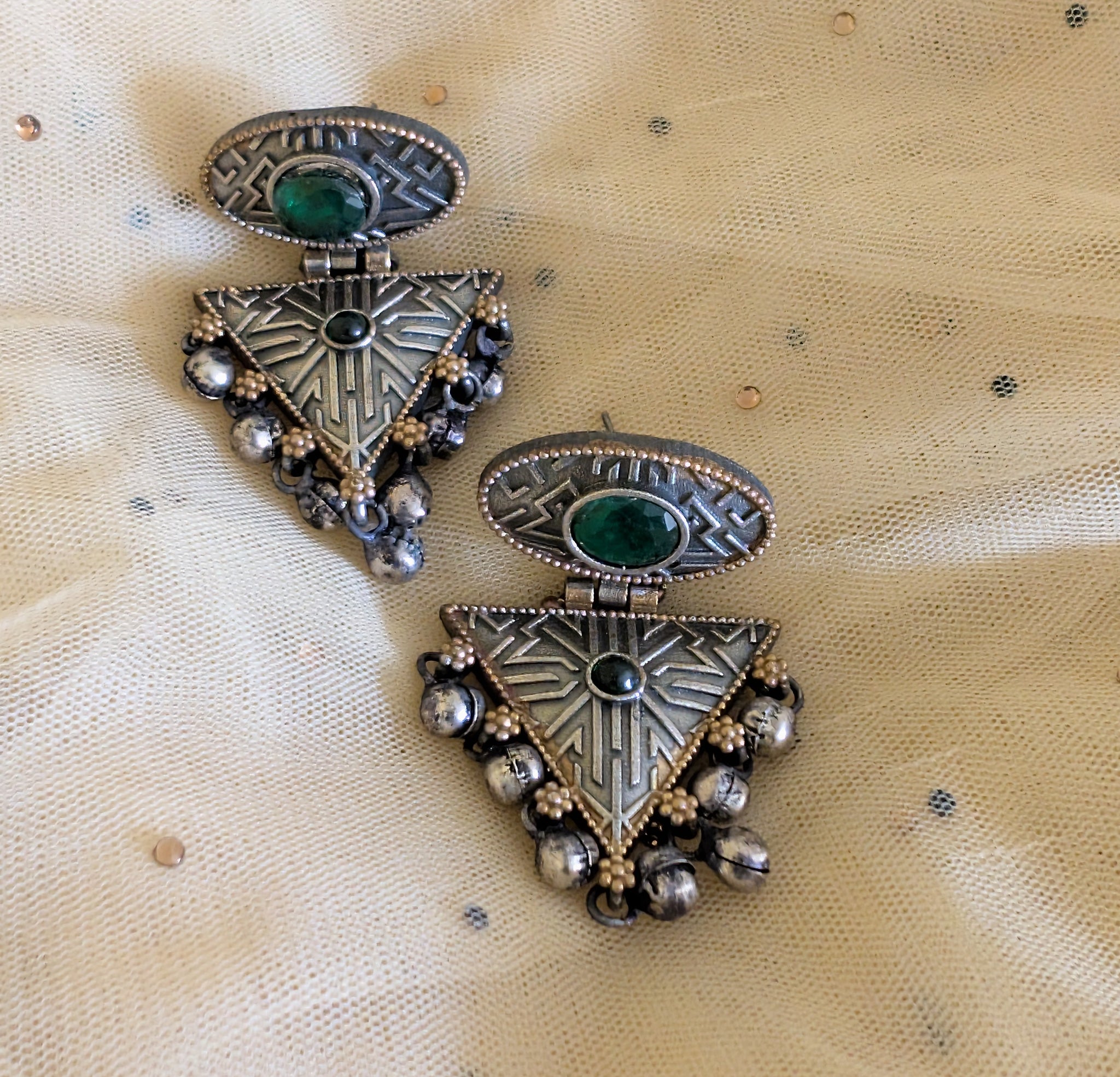 Oxidised Earrings