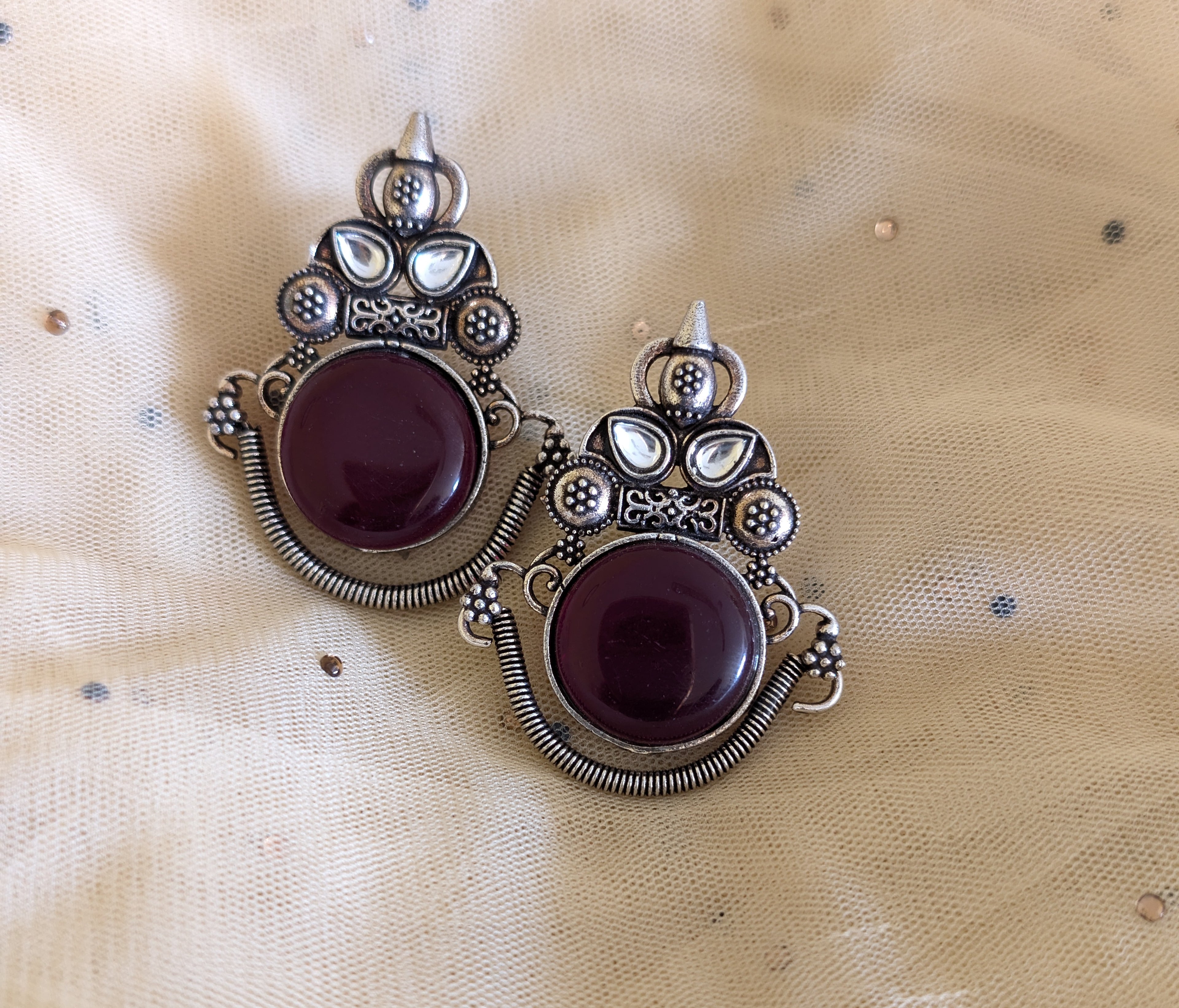 Oxidised Earrings
