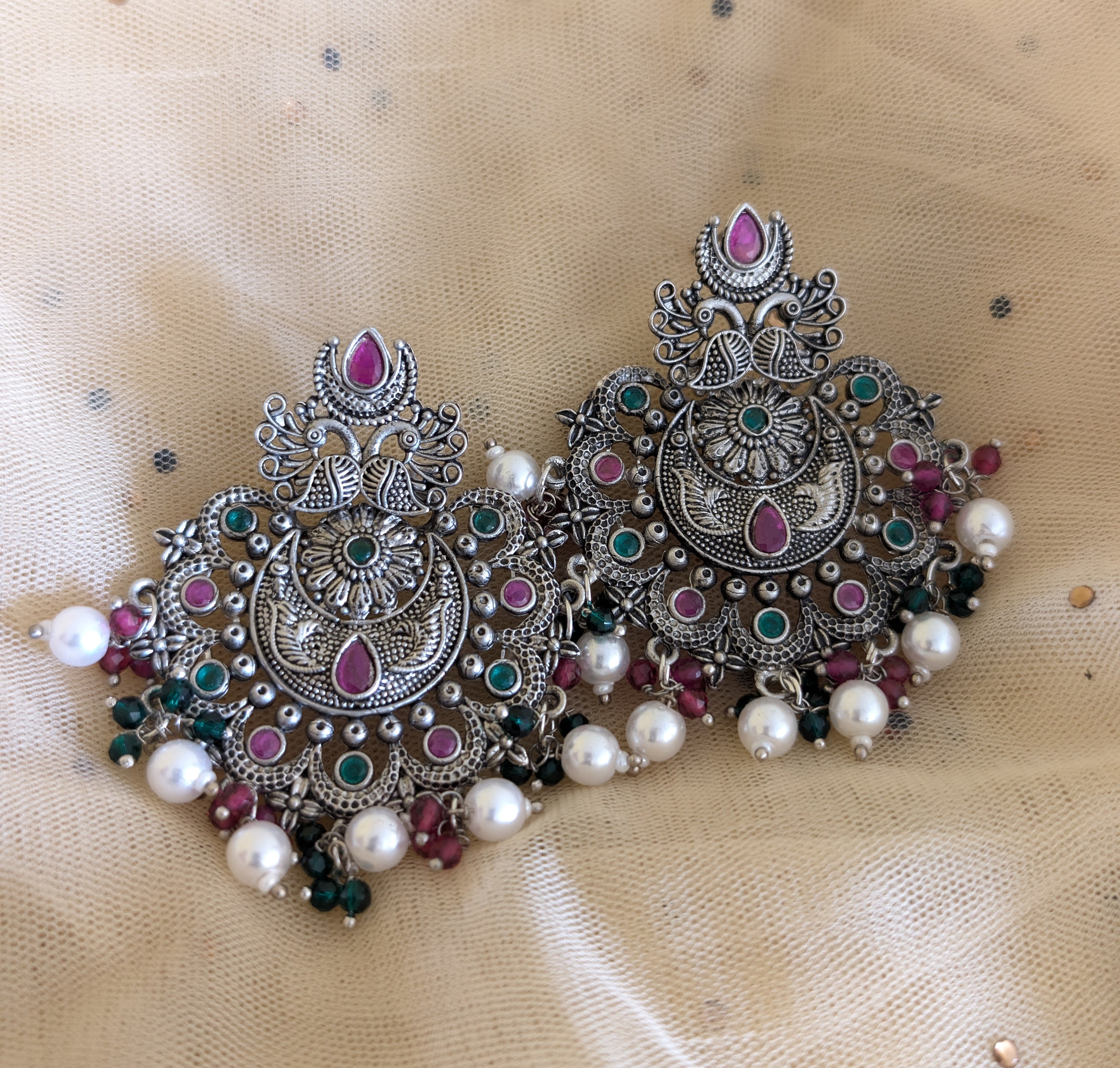 Oxidised Earrings