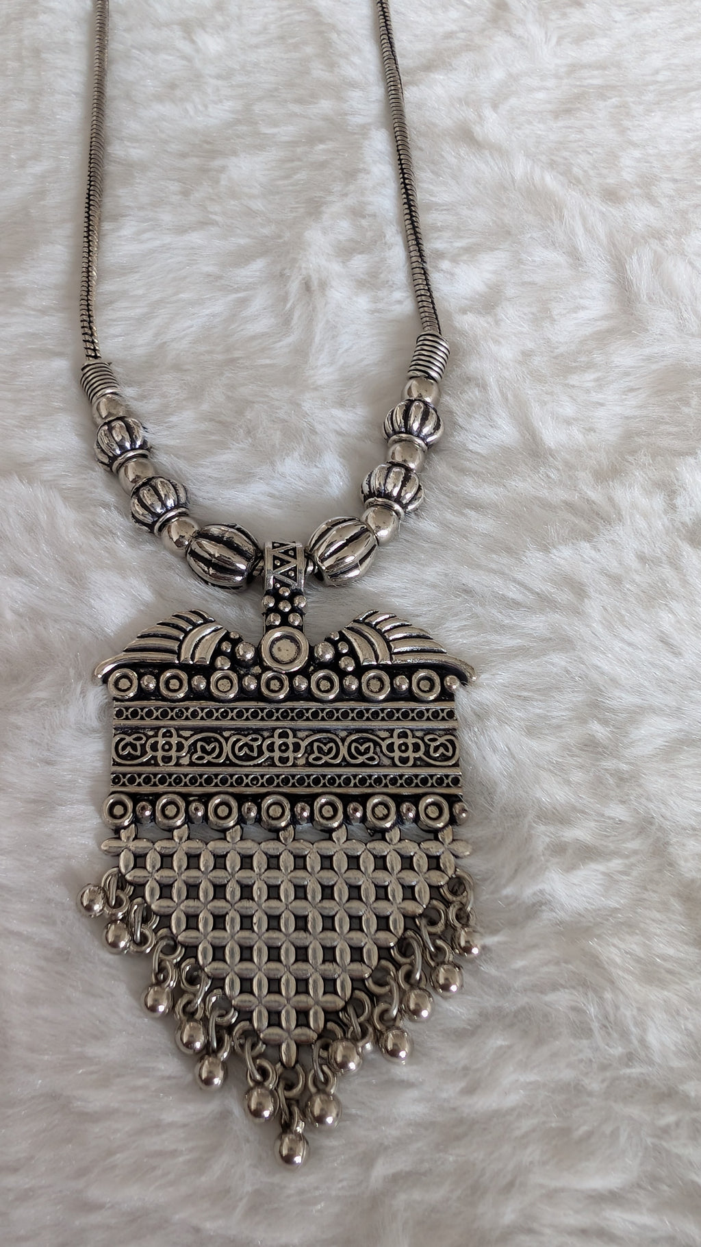 Silver Necklace with Pendant