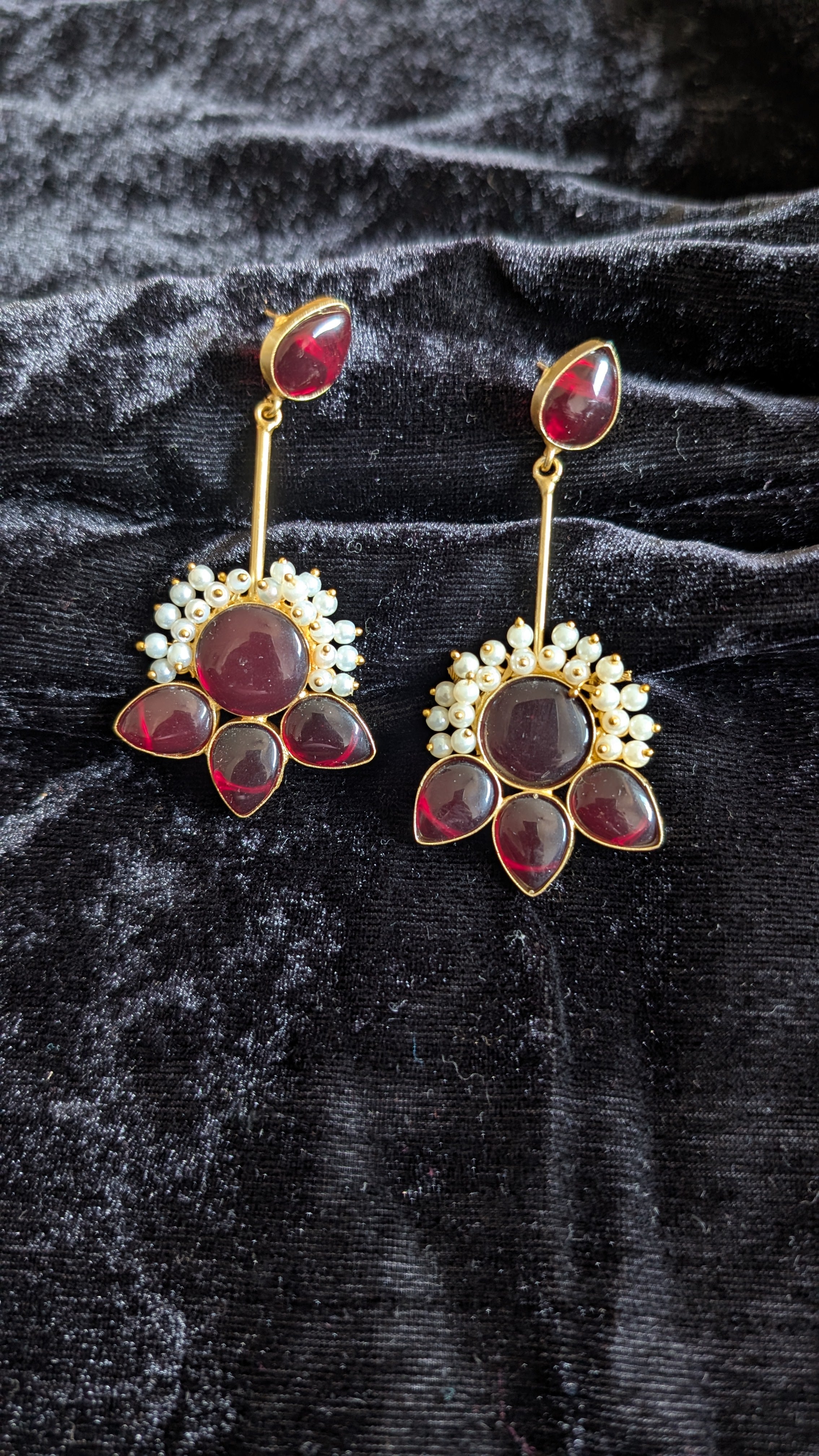 Garnet Lotus Drop