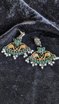 Emerald Elephant Chandbali