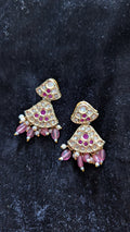Royal Kundan Paan Earrings