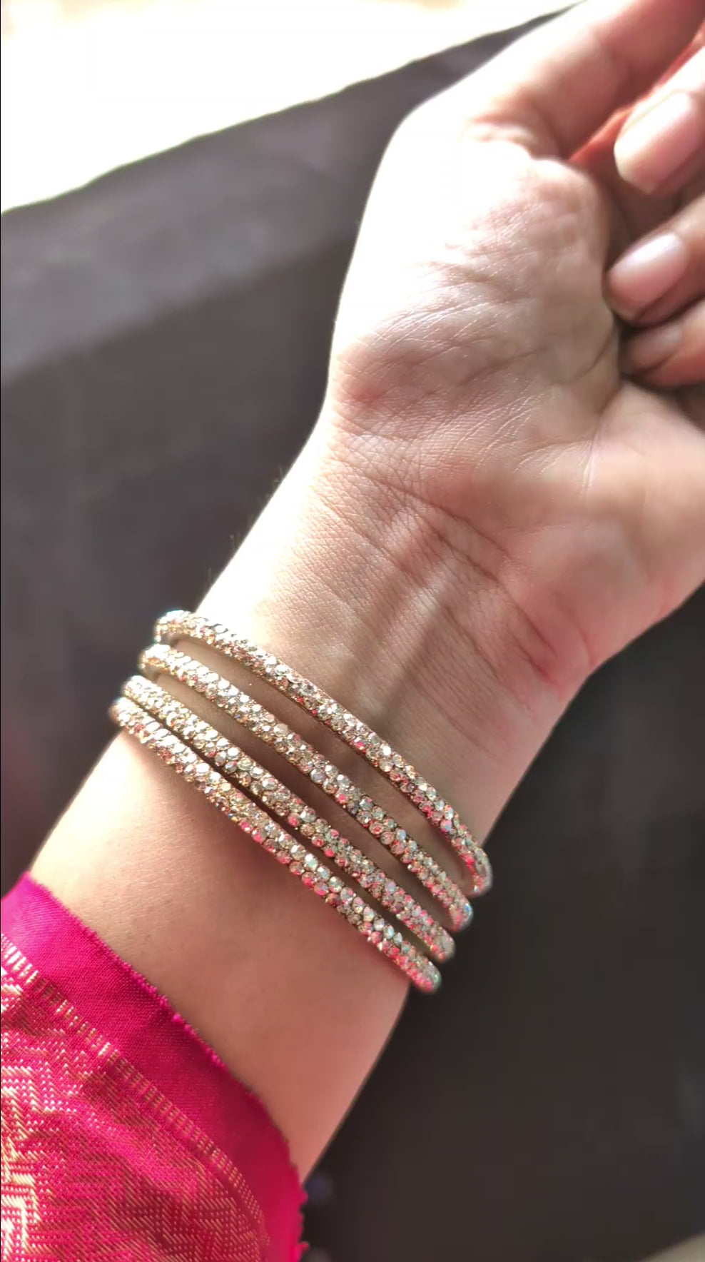 gold tone bangles